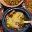 Canh gà thảo dược