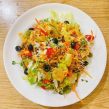 Salad cải mầm dầu giấm oliu