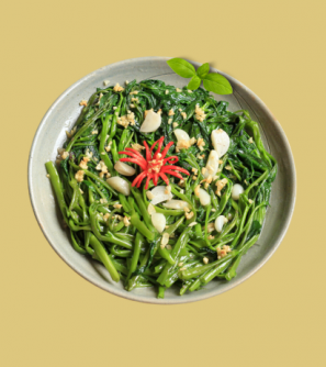 Rau muống xào tỏi, luộc