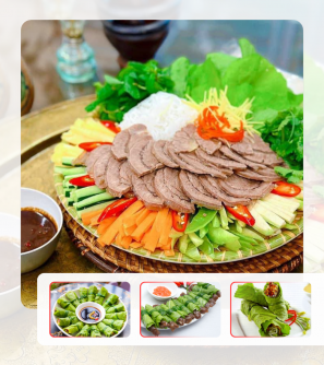 Bò ta cuộn lá cải