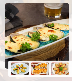 Vẹm Newzeland nướng phô mai 