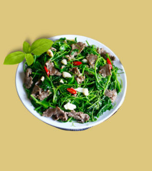 Rau bò khai xào tỏi