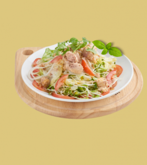 Salad cải mầm cá ngừ