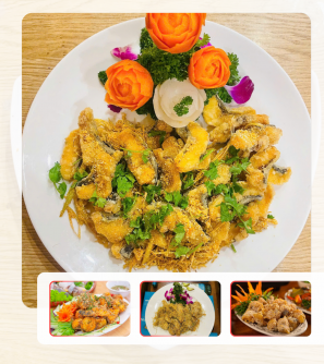 Cá lăng rang muối 