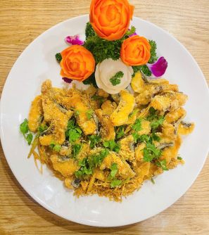 Cá lăng rang muối 