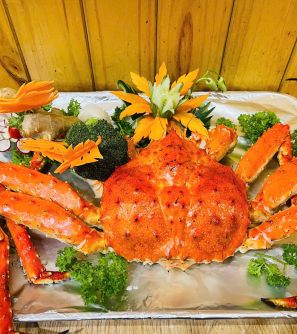 Cua hoàng đế hấp 