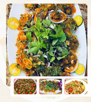 Sò huyết gỏi Thái Lan