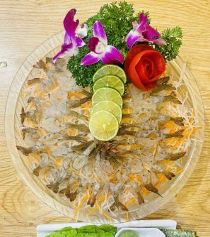 Tôm rảo Sashimi 