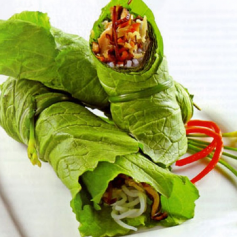 Bò ta cuộn lá cải