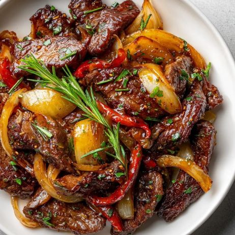Bò ta sốt tiêu vỉ sắt