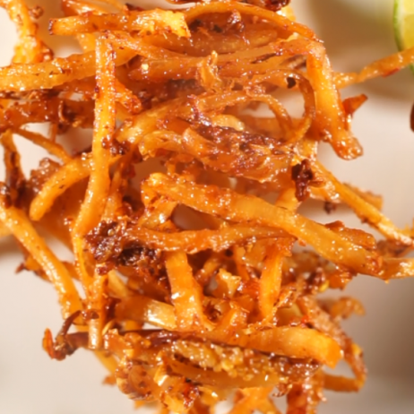 Mực khô xóc tỏi