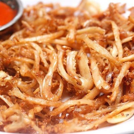 Mực khô xóc tỏi