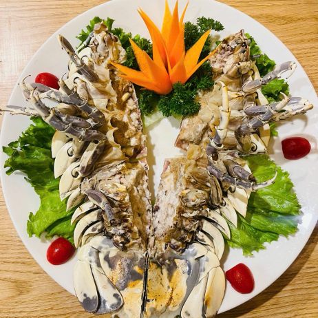 Bọ biển hấp, nướng mỡ hành 