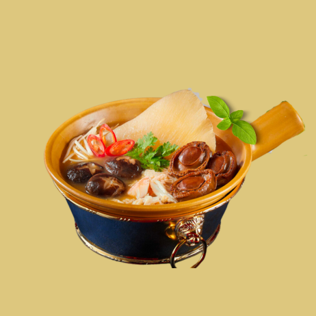 Bào ngư hầm nấm đông cô