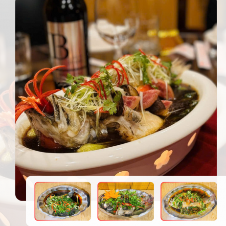 Cá song hấp thuyền chài 