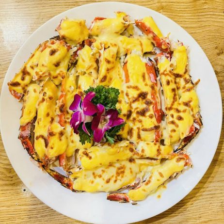 Cua King Crab bỏ lò phô mai 
