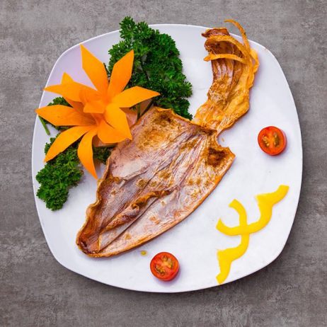 Mực khô nướng