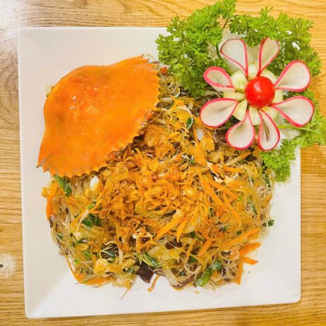 Miến xào cua bể 