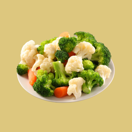 Rau củ quả luộc thập cẩm