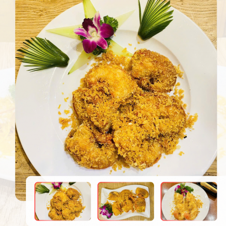 Tôm hùm tre cháy tỏi 